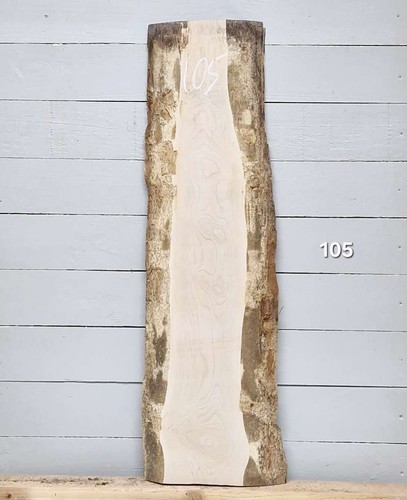 Rippled live edge sycamore - live,