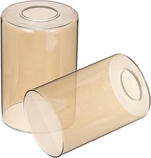 6 x 4 Inch Clear Amber Glass