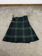 Vintage British Army No3 Gordon Highlanders Kilt Military Wool Tartan - Damaged