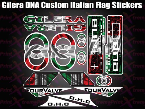 Gilera dna decals stickers - gilera,