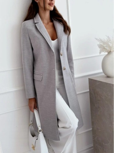 Womens long coat ladies - womens, single