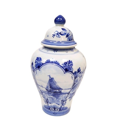 Royal delft jar with - royal,