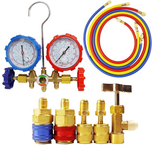 Refrigerant manifold gauge set - refrigerant,