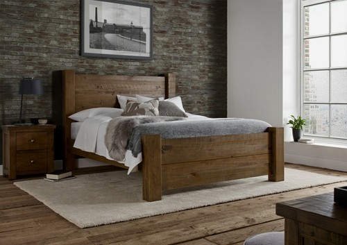 Solid wood rustic super king - solid,