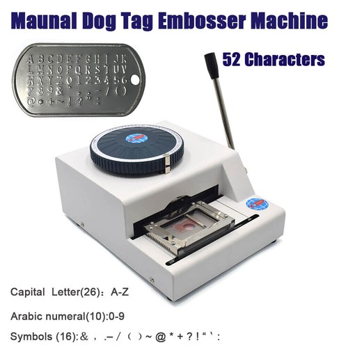 Characters manual metal - 52,