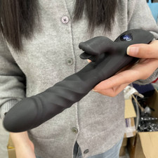 Thrusting&Licking Vibrator Sex Toys Dildo G Spot Vagina Massager AV Stick Tongue