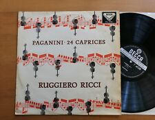 SXL 2194 ED1 Paganini 24 Caprices Ruggiero Ricci Decca 1st WBG