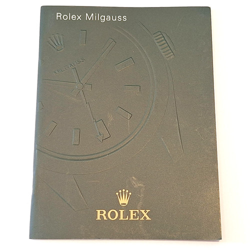 Rolex milgauss booklet - booklet, 2008