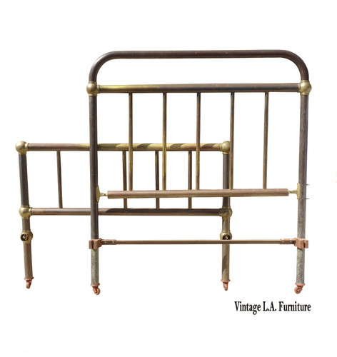 Antique brass bed frame - antique,