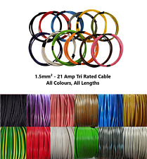 1.5mm² - 21 Amp Tri Rated Cable Automotive Panel Electrical Wire Loom Car Van