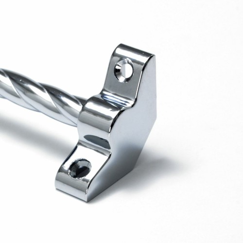 Polished chrome stair - chrome,
