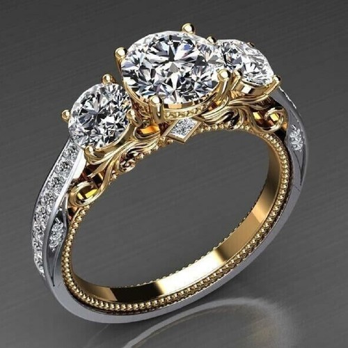 Round cut diamond 14k - 3,