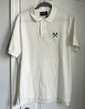 Rowing Blazers New York Polo Shirt Mens Size XL White Rugby Preppy Cotton Tennis