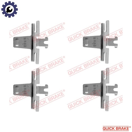 Accessory kit disc brake pad - disc,