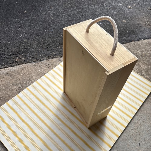 Wooden wine gift box - wooden, stylish