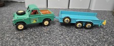 Britains 1970s Farm SWB Land Rover In Green & Trailer. 1/32 Scale Loose