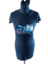 Psycho Cowboy Black Radio Ghetto Blaster S/S Stretch Long T-Shirt    M    BNWT