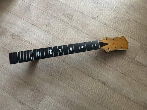 Archtop acoustic guitar neck