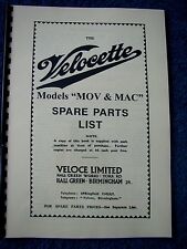 Velocette MOV MAC Parts Book