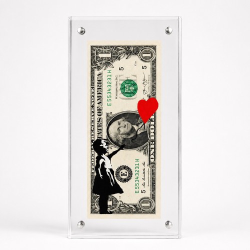 Banksy orange drip tag - orange,