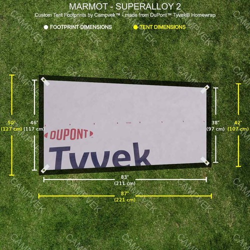 Tyvek footprint for the - tyvek, marmot