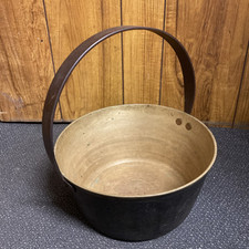 Large Vintage  Brass cooking