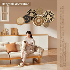 KTCINA 7 Pcs Boho Wall Basket