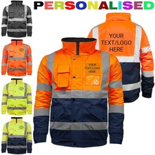 Personalised Hi Vis Waterproof