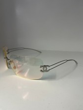 chanel vintage y2k 2000s rainbow sunglasses side logo - SCRATCHED CC