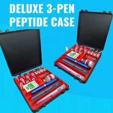 3 Pen Storage Case – Peptide, GLP-1 & Insulin Organizer | Travel Case
