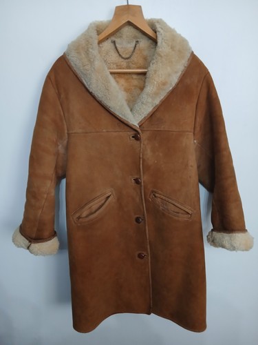 Vintage shearling coat - vintage,