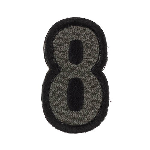 Number patch acu - number, 8