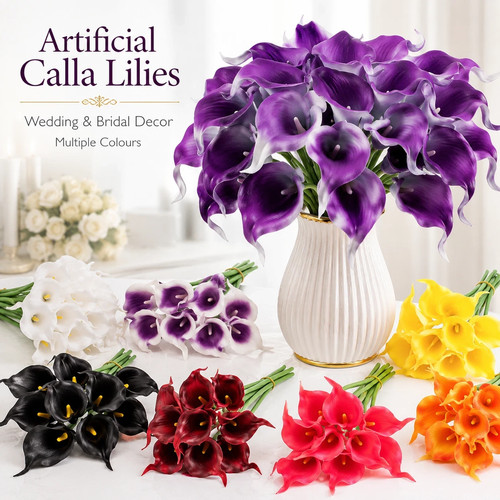 10pcs artificial fake calla - fake,