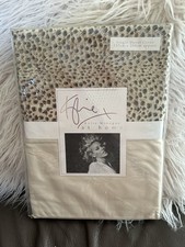 FABULOUS KYLIE MINOGUE LEOPARD IVORY SINGLE DUVET COVER