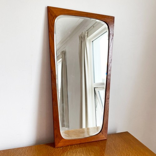 Teak framed danish - teak, wall