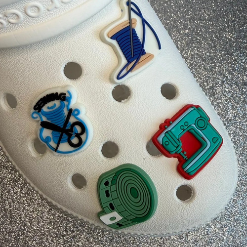 Sewing seamstress shoe charm