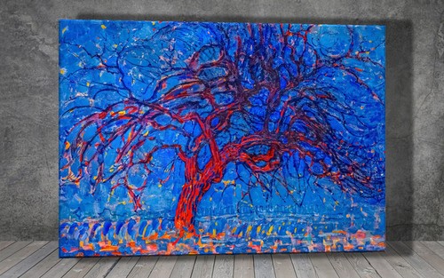 Piet mondrian red tree - piet,