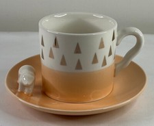 Disaster Designs Polar Bear Cup And Saucer - Rare and in Box!