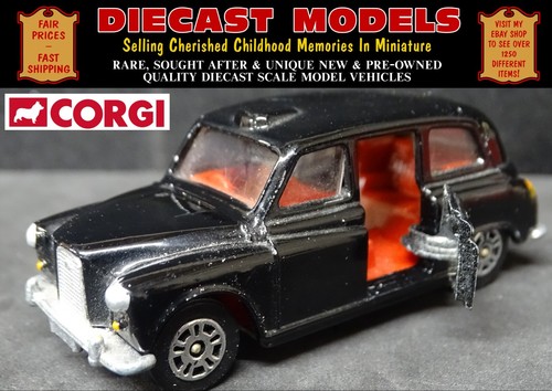 Corgi black london taxi - corgi,
