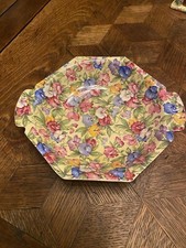 royal winton grimwades “Sweet Pea” Nut Dish With Handles 