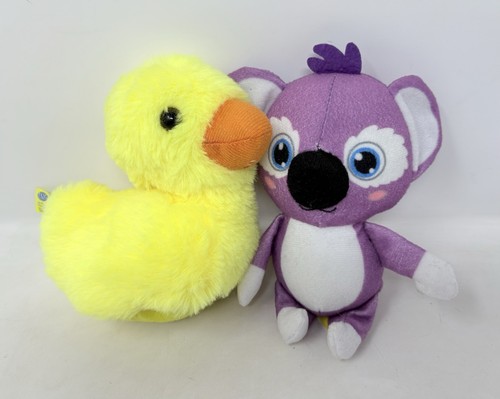 Purple koala bear - &, yellow