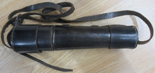WWI TELESCOPE M.D.S. LONDON ARMY SIGNALING TELESCOPE IN ORIGINAL LEATHER CASE