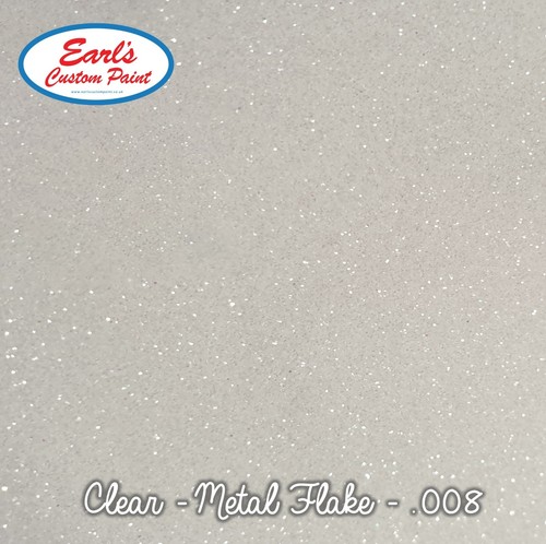 25g clear metal flake - clear,