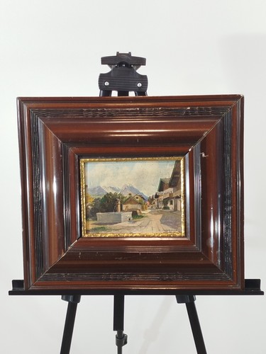 Antique oil painting - antique,