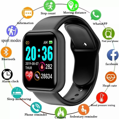 Smart watch men women fitness - men,