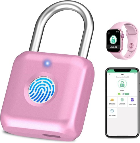 Fingerprint padlock phone - fingerprint,