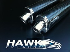 Hawk - Suzuki TL 1000 Carbon Oval Exhausts Cans 