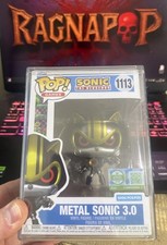 Funko Pop Ultra Sonic the Hedgehog Metal Sonic 3.0 5000pc # 1113 & Hard Stack