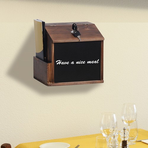 Vintage rustic wooden donation - rustic,