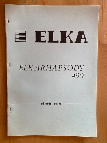Elka rhapsody 490 original - rhapsody,